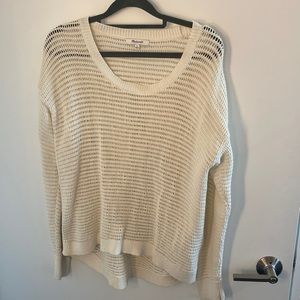Cream madewell sweater